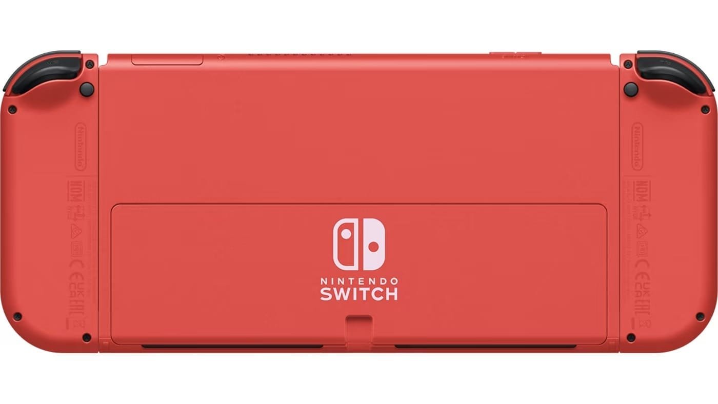 NINTENDO SWITCH OLED CONSOLE WITH BLACK-RED JOY-CON thumbnail 6