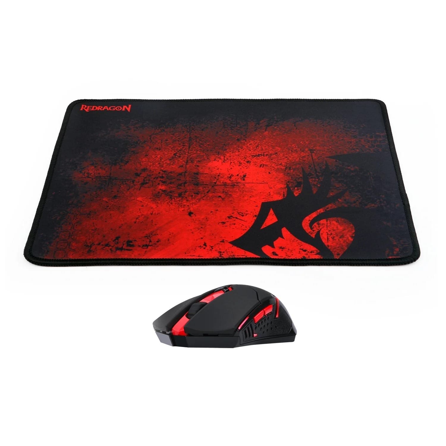 REDRAGON WIRELESS GAMING MOUSE AND MOUSE PAD COMB 2 IN 1 M601WL-BA