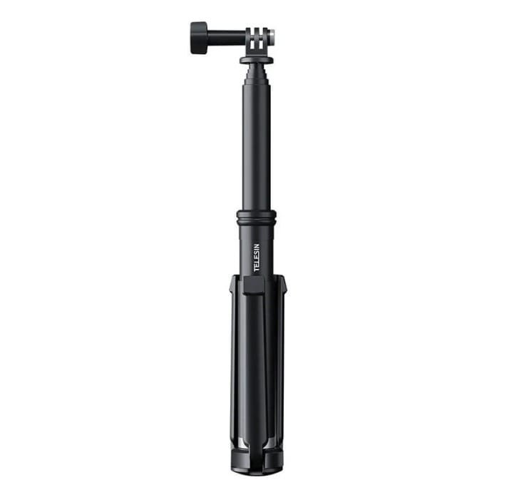 TELESIN Selfie Stick for Action Camera 90cm GP-MNP-090-S: Capture Every Adventure with Ease