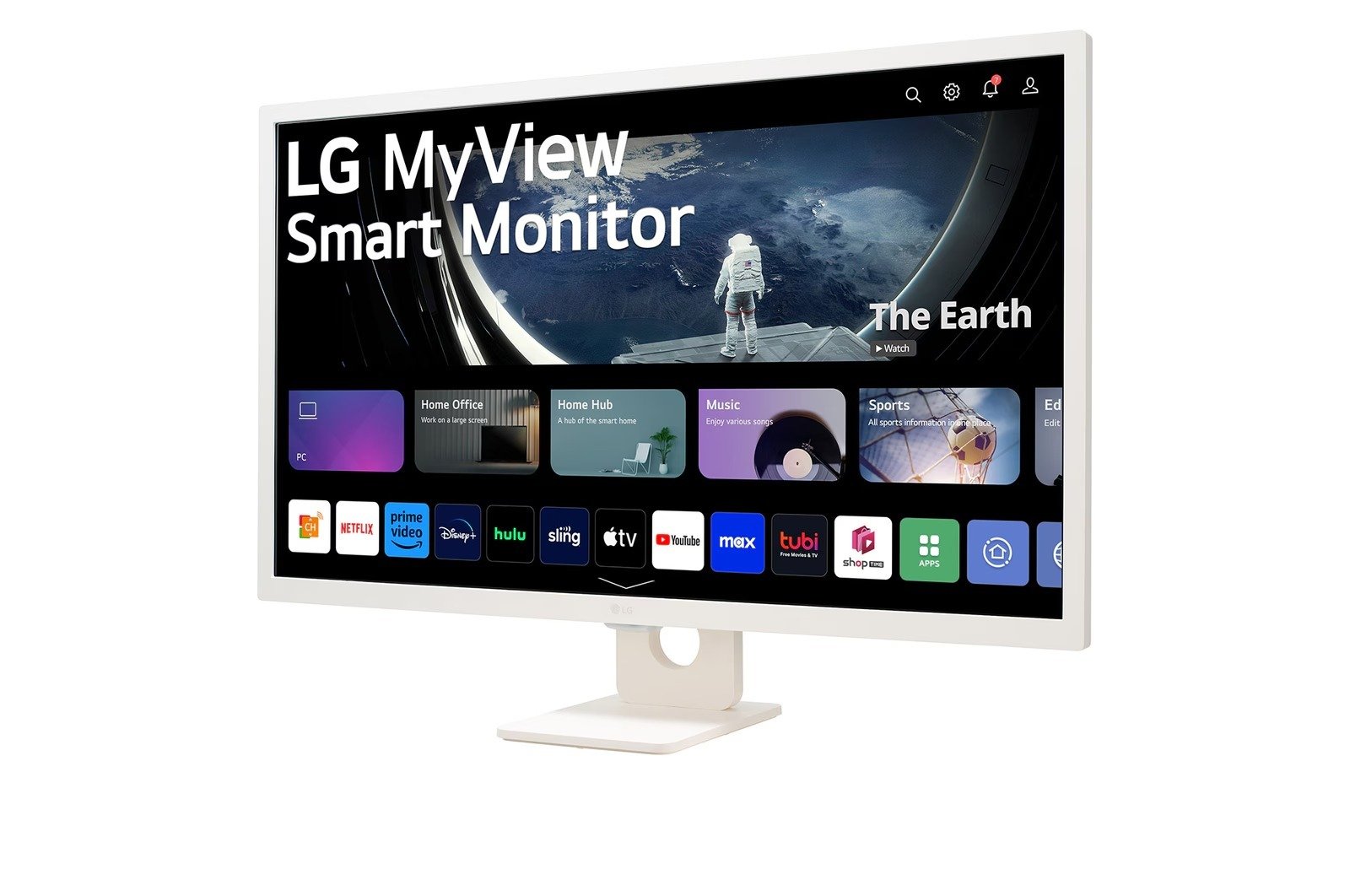LG 32 INCH FULL HD WEBOS SMART MONITOR WHITE LG 32SR50F-W