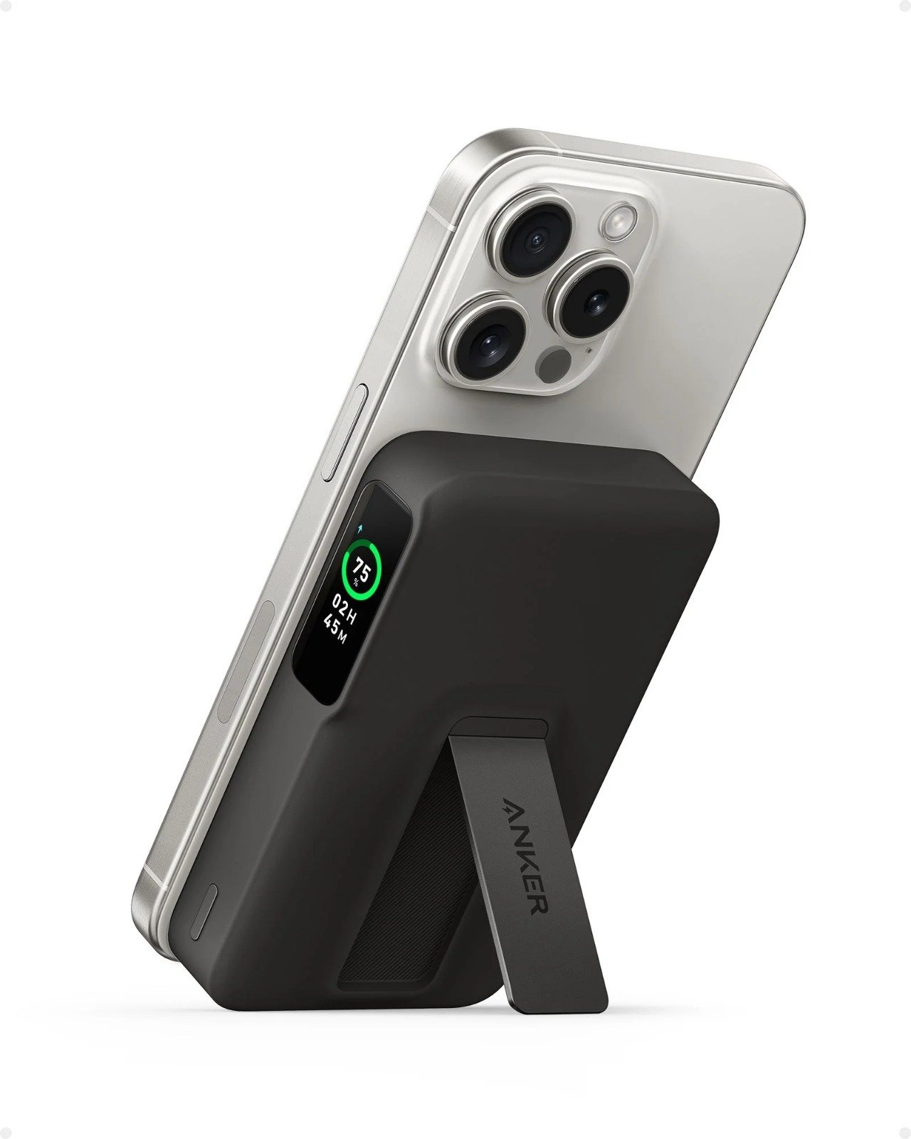 Anker MagGo 10000mAh PowerBank - 15W Ultra-Fast Magnetic Charging with Smart Display - A1654H11 thumbnail 5