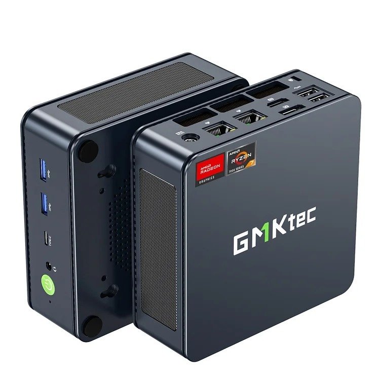 GMKtec Mini PC AMD 7735HS with 32GB RAM, 1TB SSD, and Windows 11 Pro - NUCBox-K5