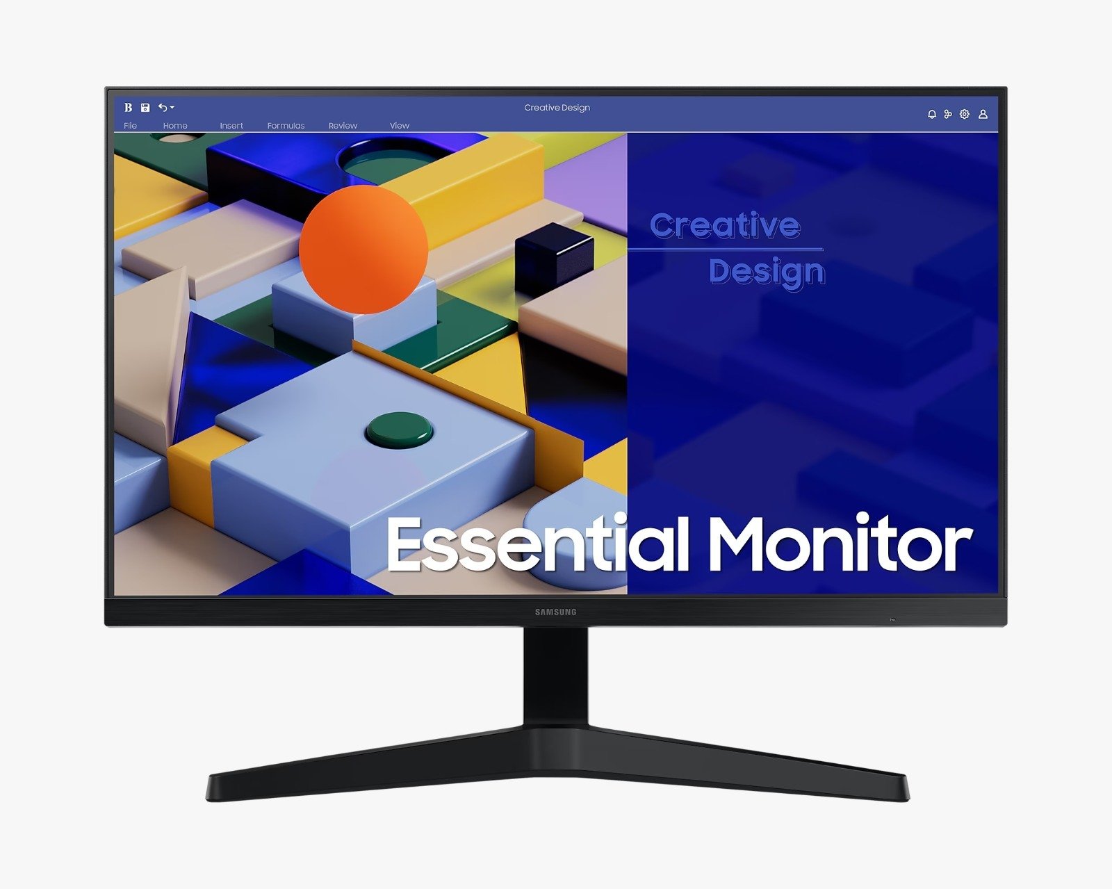 Samsung S3 Essential Mainstream Flat Monitor 24-Inch - LS24C310EAMXUE
