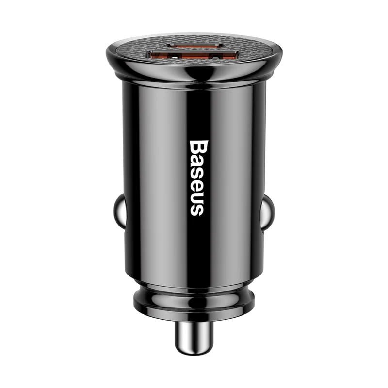 BASEUS CAR CHARGER USB TYPE-C 30W BLACK CCAL-YS01
