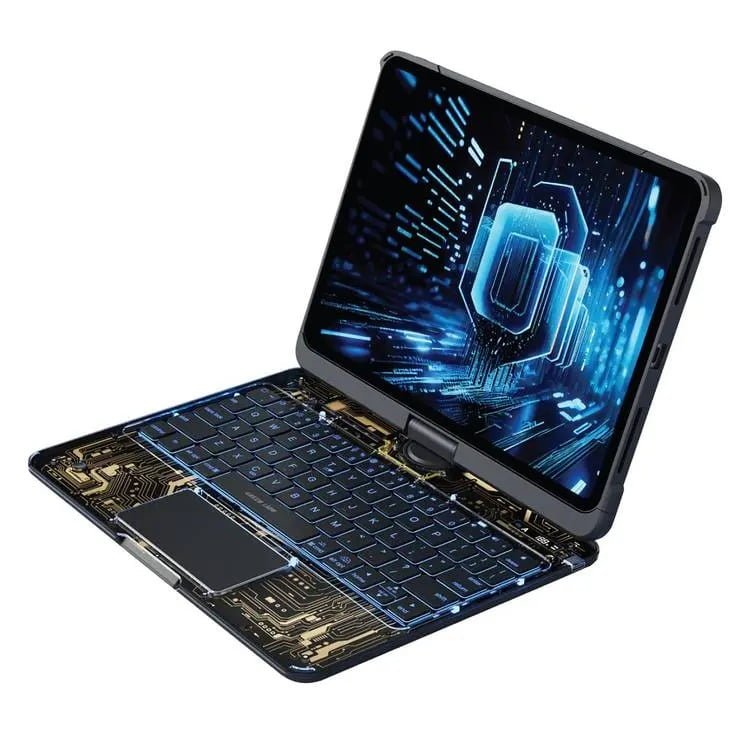 GREEN LION IPAD PRO 12.9 INCH MAGIC KEYBOARD CASE TRANSPARENT GNTRMGKY129BK