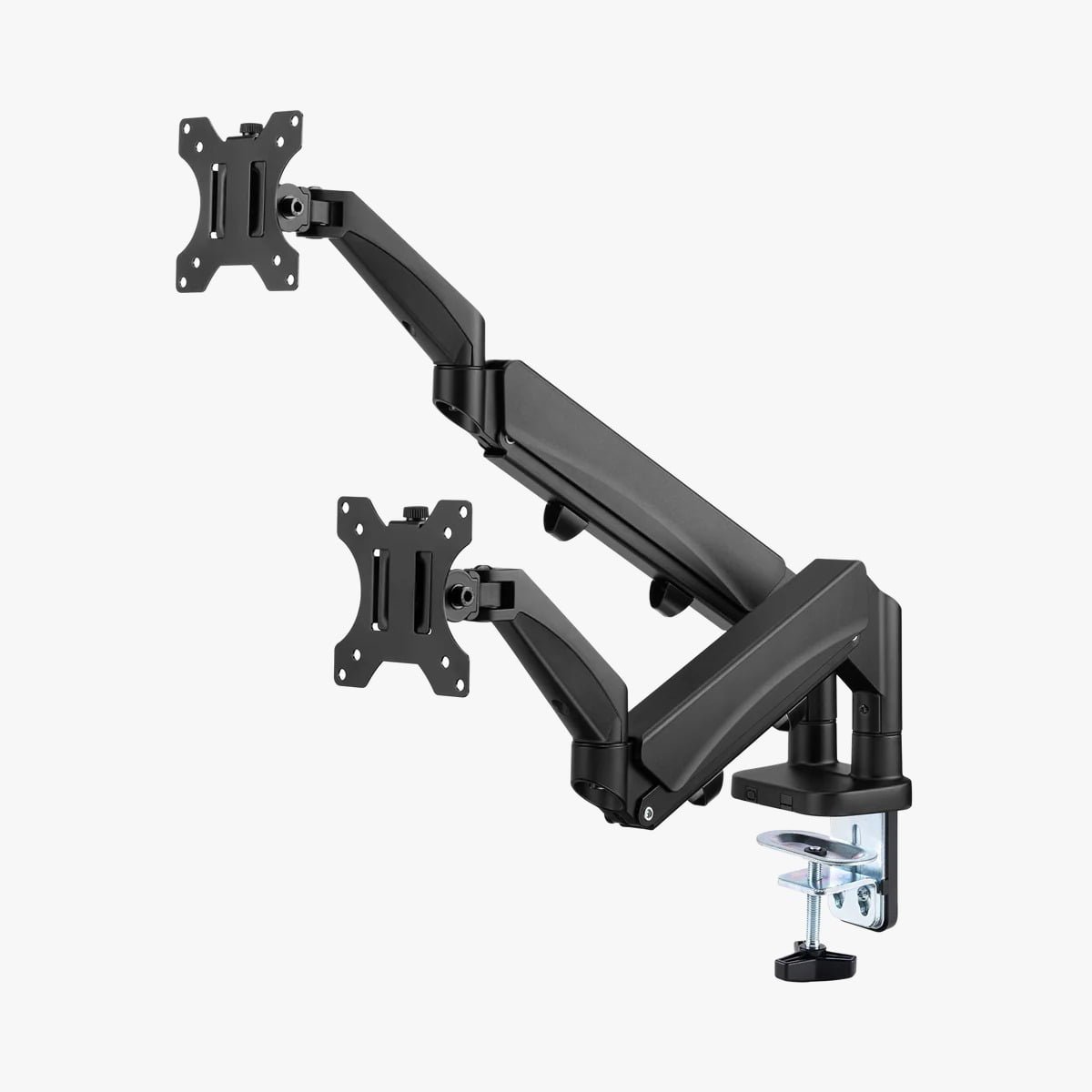 GAMEON DUAL MONITOR ARM STAND AND MOUNT FOR GAMING AND OFFICE USE BLACK GO-5350