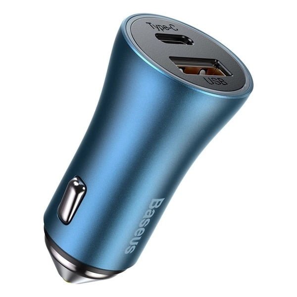 Baseus Golden Contactor Pro Dual Quick Car Charger - USB + Type-C 40W GC PRO CCJD