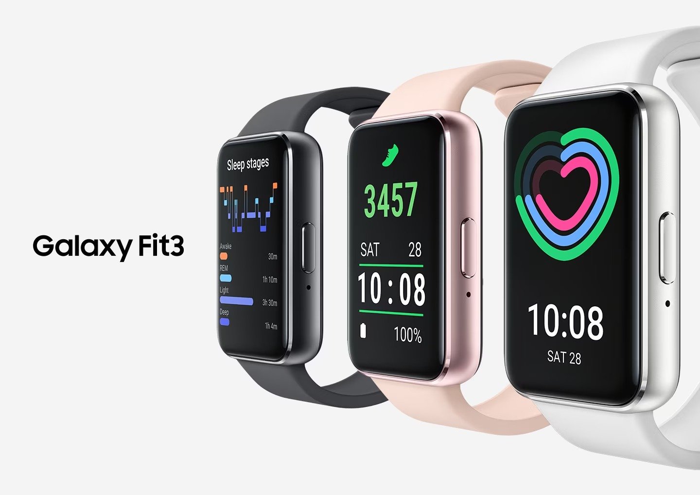 Samsung Galaxy Fit 3 SM-R390 - Sleek Fitness Tracker