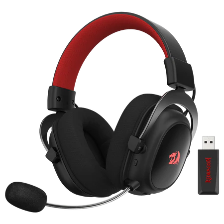 REDRAGON OVER-EAR ZEUS-X WIRELESS RGB GAMING HEADSET BLACK H510-WL