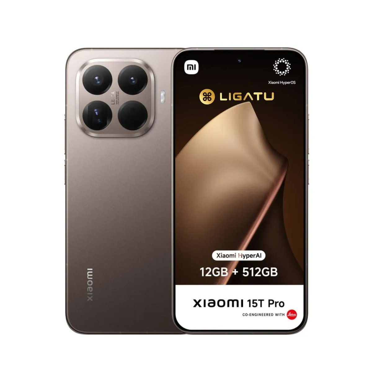 XIAOMI 15T PRO 12GB 512GB MOCHA GOLD