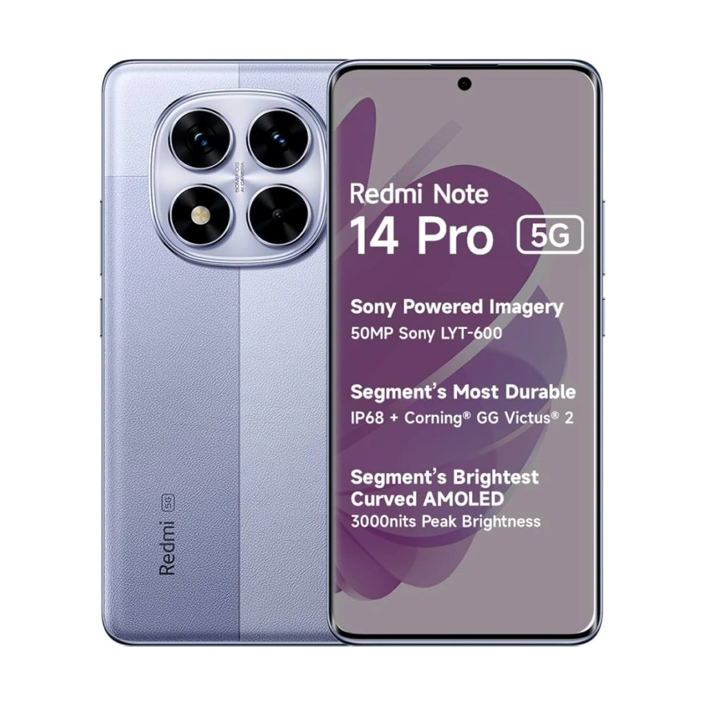 MI REDMI NOTE 14 PRO 5G 12GB RAM 512GB ROM LAVENDER PURPLE