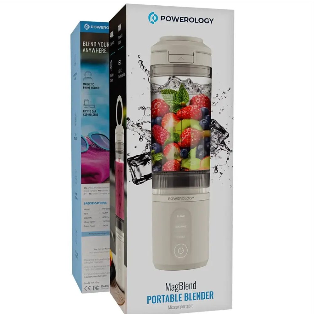 POWEROLOGY MAGBLEND PORTABLE BLENDER WHITE PRPBB8301WH