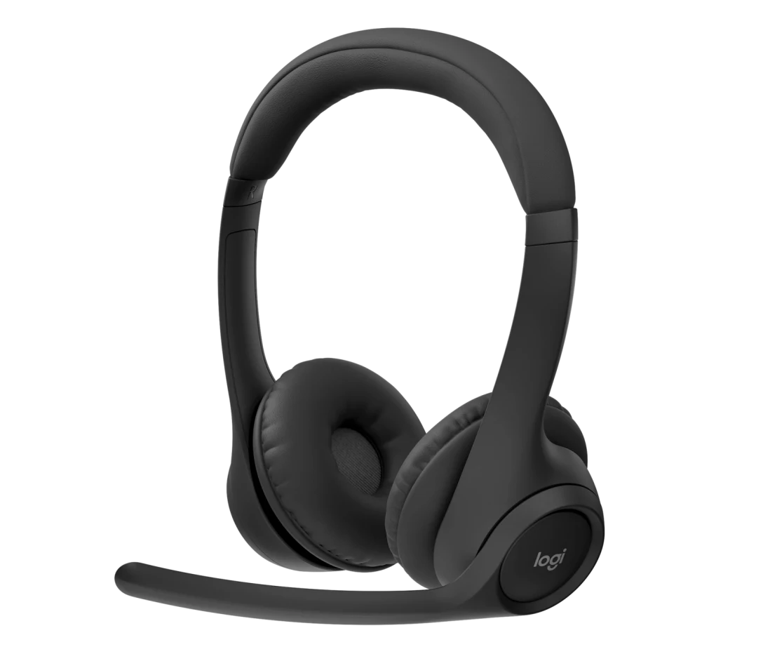 LOGITECH ZONE 300 WIRELESS HEADSET WITH NOISE CANCELLING MICROPHONE BLACK 981-001409