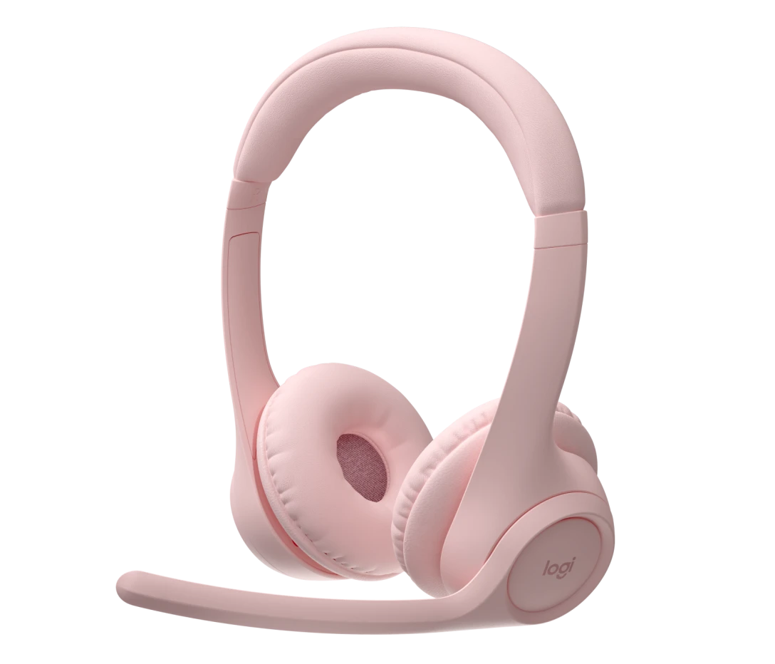 LOGITECH ZONE 300 WIRELESS HEADSET WITH NOISE CANCELLING MICROPHONE ROSE 981-001412