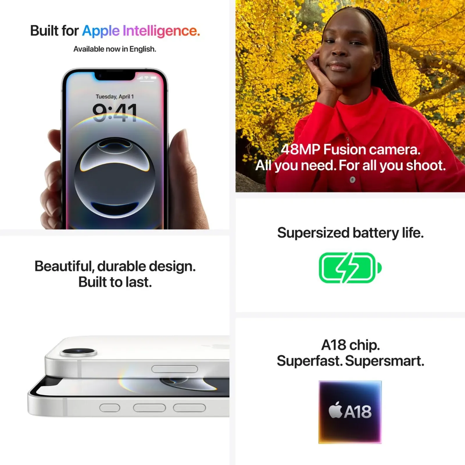 APPLE IPHONE 16E 512GB WHITE thumbnail 3