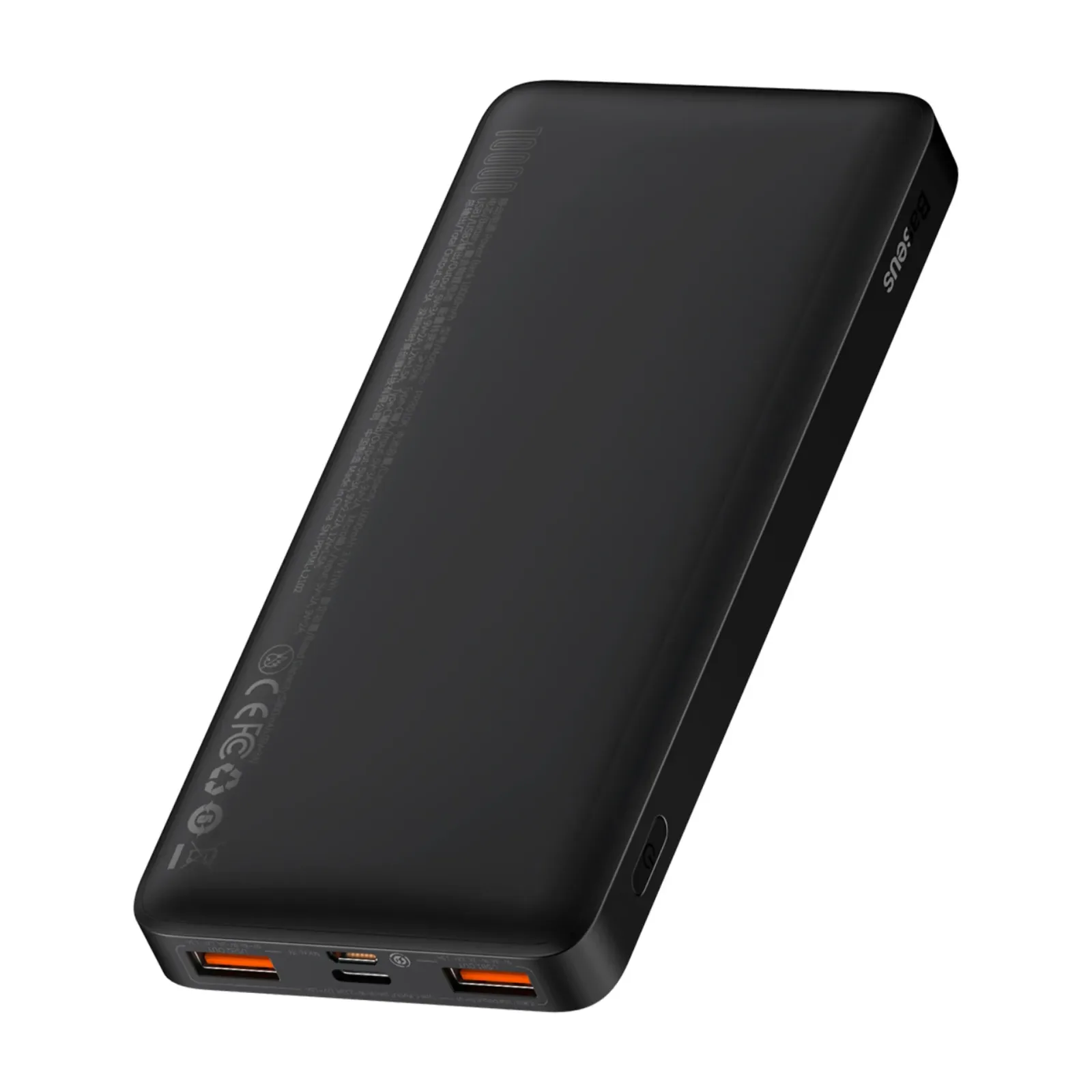 BASEUS POWER BANK 10000 MAH BIPOW DIGITAL DISPLAY FAST CHARGING PD 20W OVERSEAS EDITION BLACK PPBD10K-X thumbnail 9