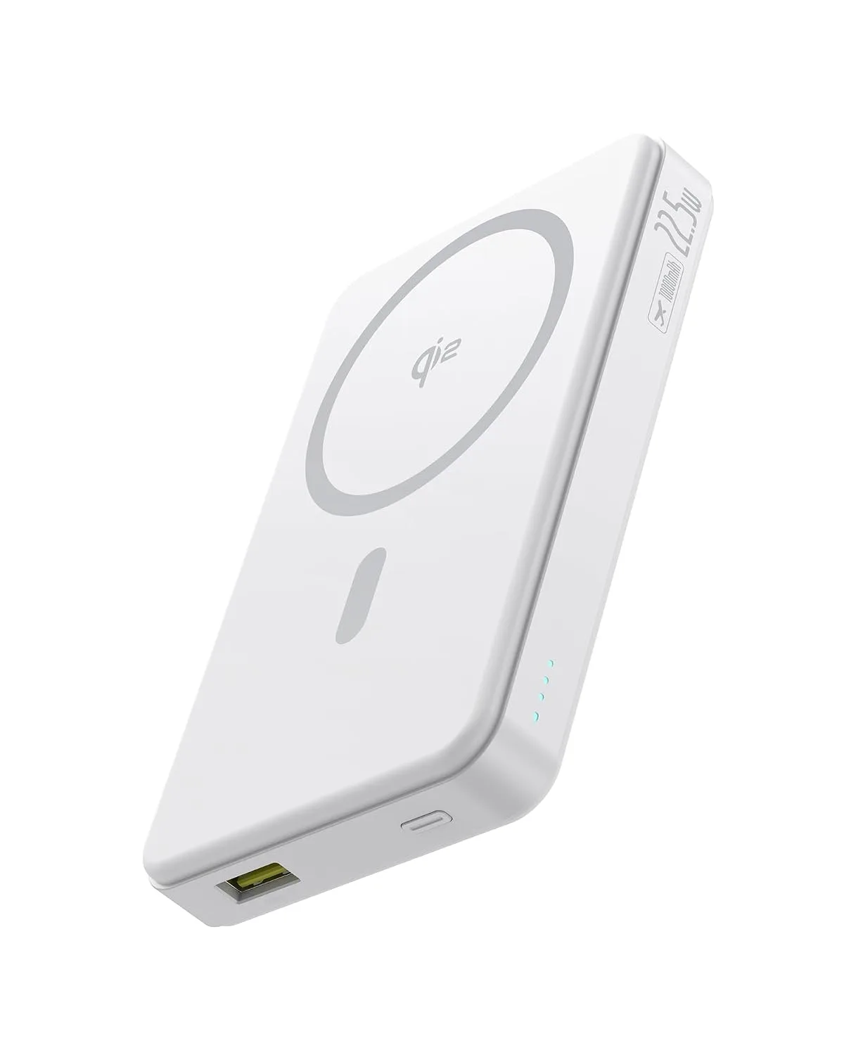 BASEUS AIRPOW LL QI2 MAGNETIC POWER BANK 10000MAH 22.5W MOON WHITE P10080000213 thumbnail 7