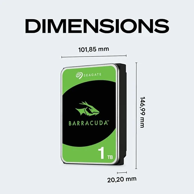 SEAGATE INTERNAL HARDDISK BARRACUDA COMPUTE 1TB ST1000DM010 thumbnail 5