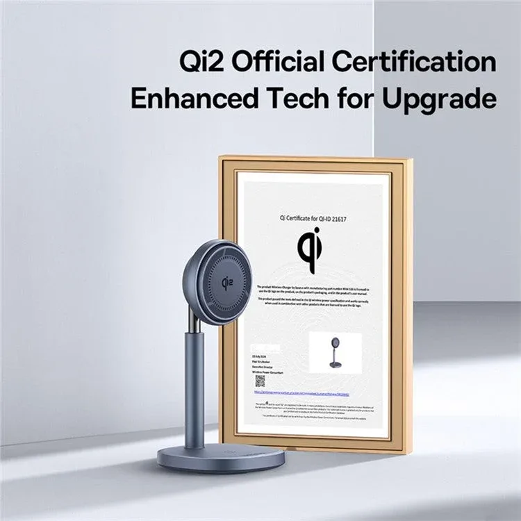 BASEUS ORBIT 2 PRO AIR COOLED 2 IN 1 WIRLESS CHARGING STAND QI2 20W SPACE GRAY P10273500813 thumbnail 5