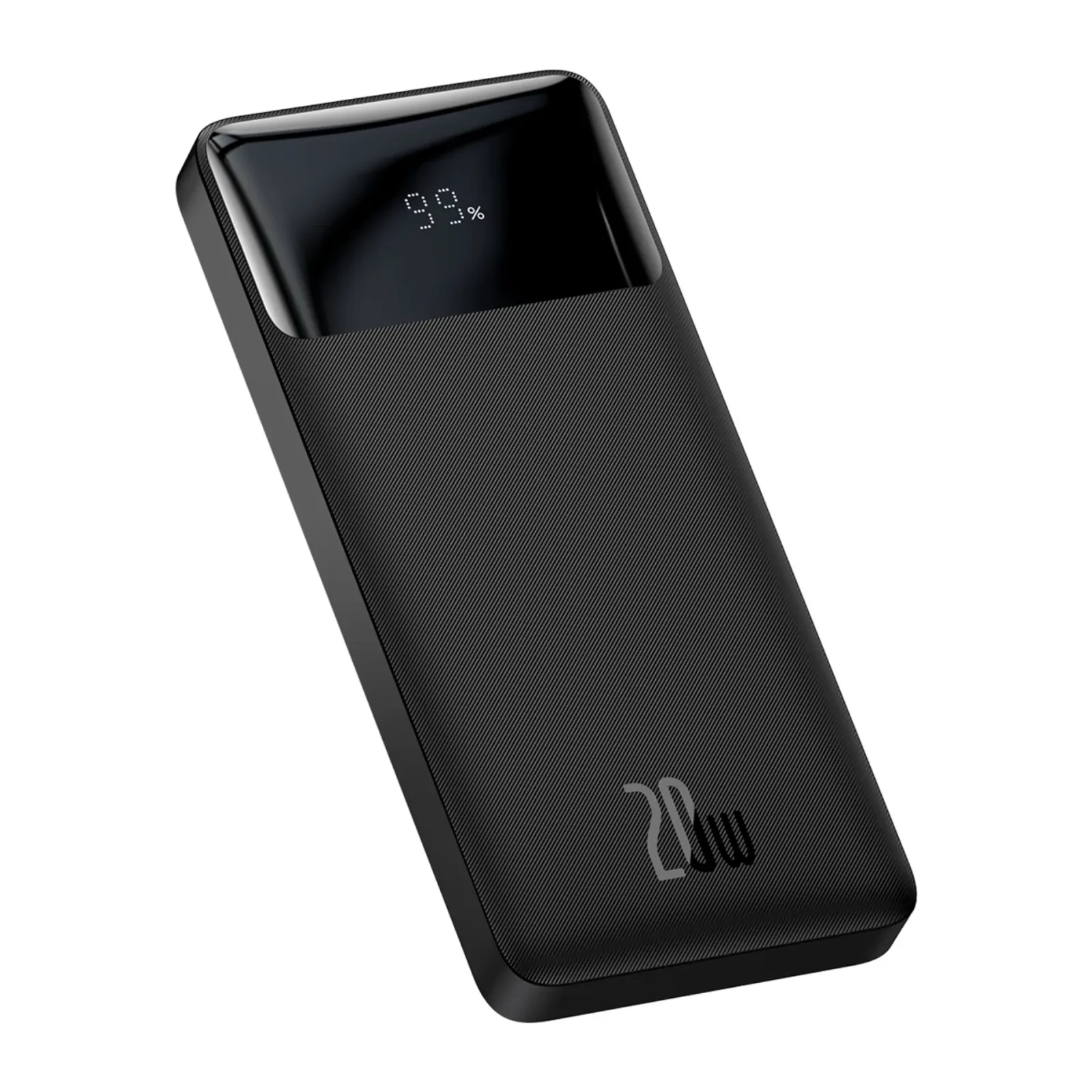BASEUS POWER BANK 10000 MAH BIPOW DIGITAL DISPLAY FAST CHARGING PD 20W OVERSEAS EDITION BLACK PPBD10K-X thumbnail 10
