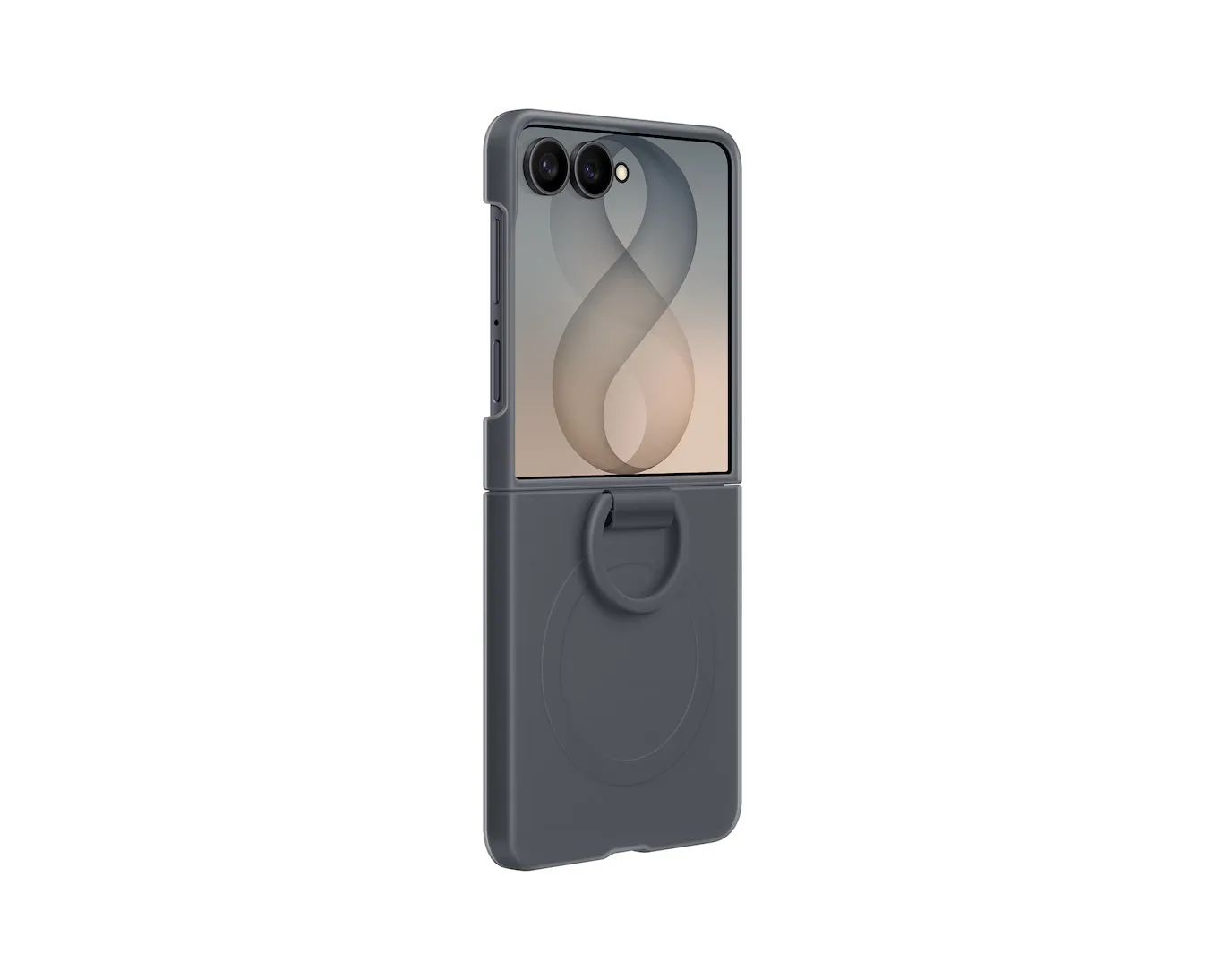 SAMSUNG GALAXY Z FLIP 8 SILICONE RING MAGNET CASE GRAPHITE EF-EF776CBEGWW