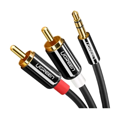 UGREEN AV102 3.5MM TO 2RCA MM AUDIO CABLE 2M 10510