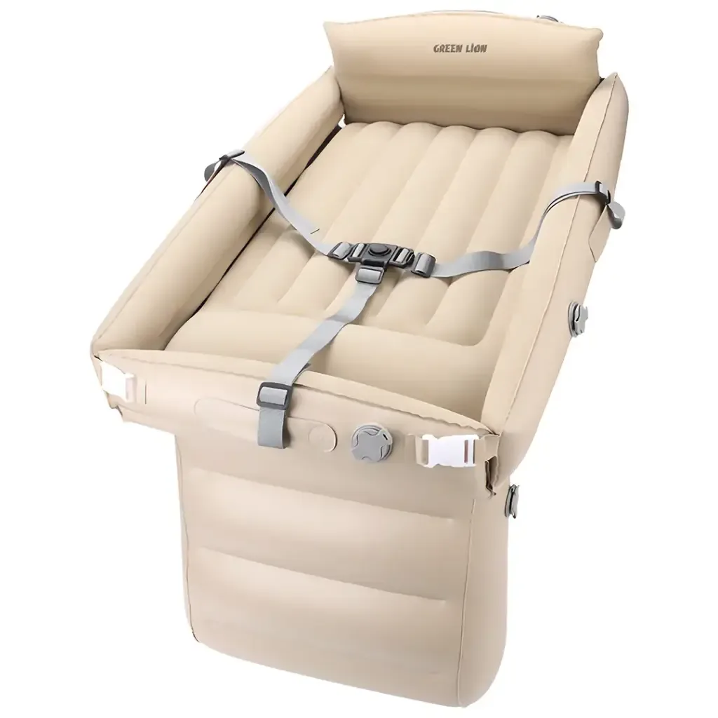 GREEN LION INFLATABLE TODDLER TRAVEL BED BEIGE GNINFTDBEDBG