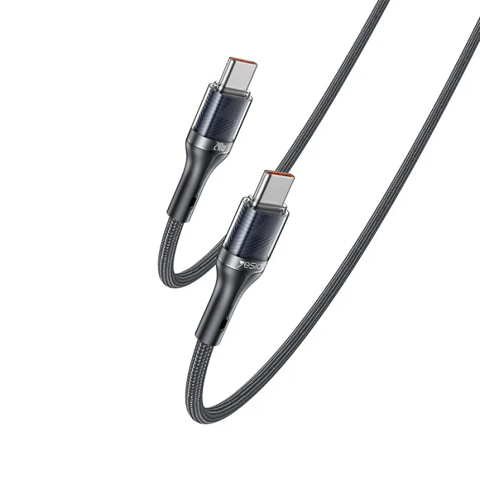 YESIDO USB-C TO USB-C PD 240W CABLE 1.2M BLACK CA166