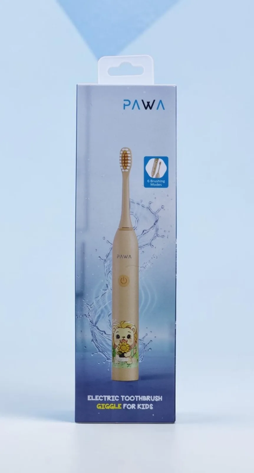 PAWA ELECTRIC TOOTHBRUSH GIGGLE FOR KIDS YELLOW PW-ELCTBR20-YL