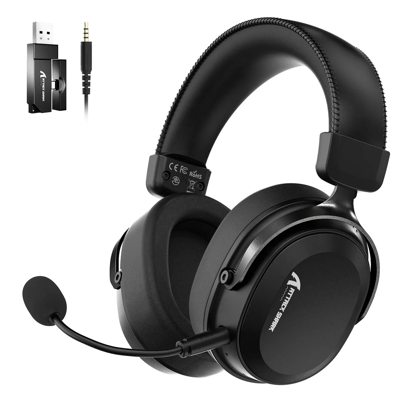 ATTACK SHARK TRI MODE WIRELESS GAMING HEADSET BLACK L30 PRO