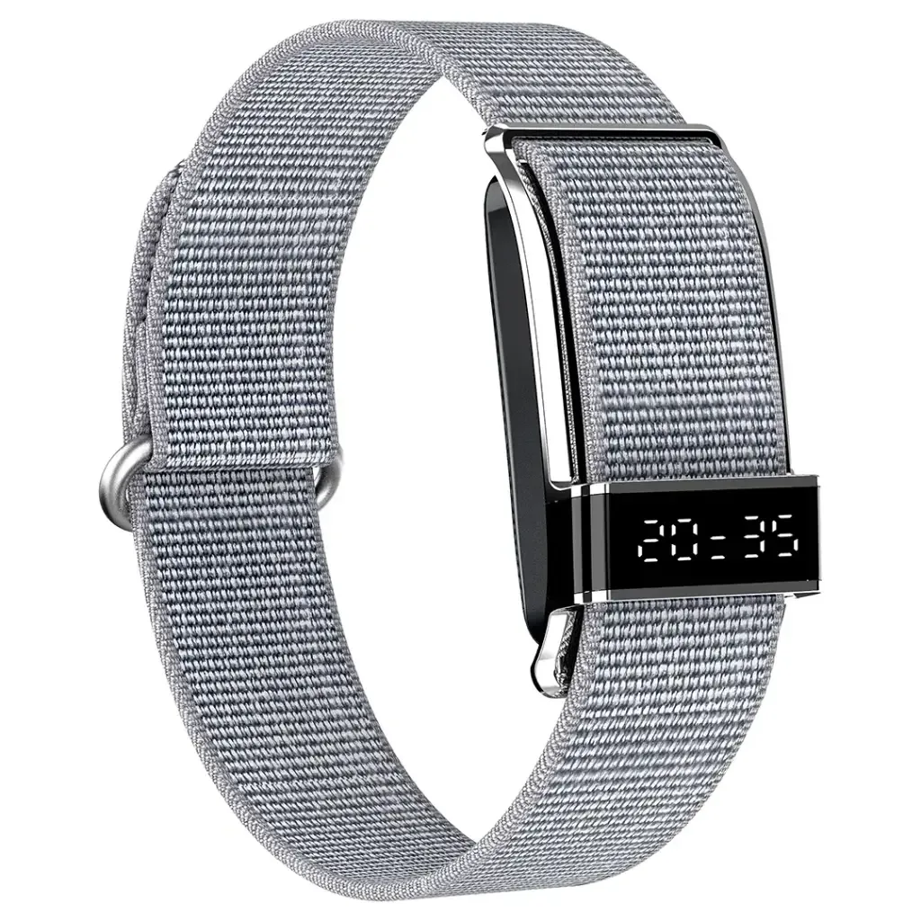 PORODO TRACKFIT PRO SMART BRACELET FITNESS TRACKER WITH DISPLAY APP SILVER PDS18SL