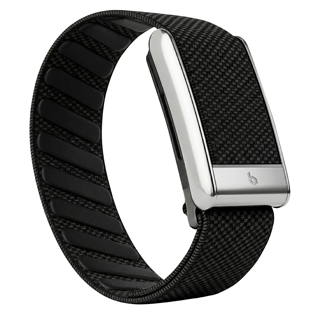 BLUPEBBLE WHOOP MG LIFE KNITLOOP NYLON BAND BLACK BP-KLWHPMGL-BK