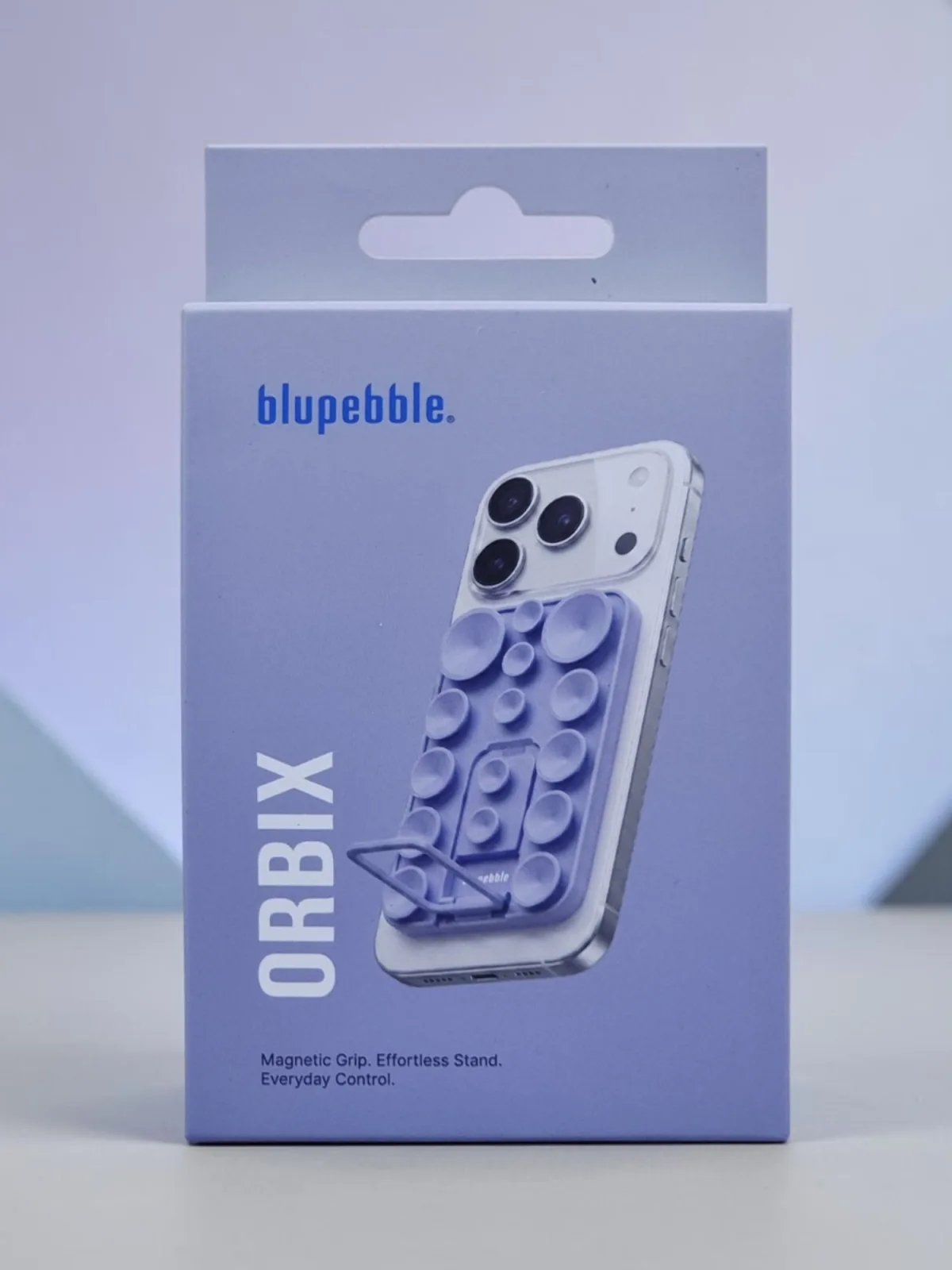 BLUPEBBLE ORBIX MAGNETIC GRIP STAND GREYISH BLUE BP-ORBIX-GB