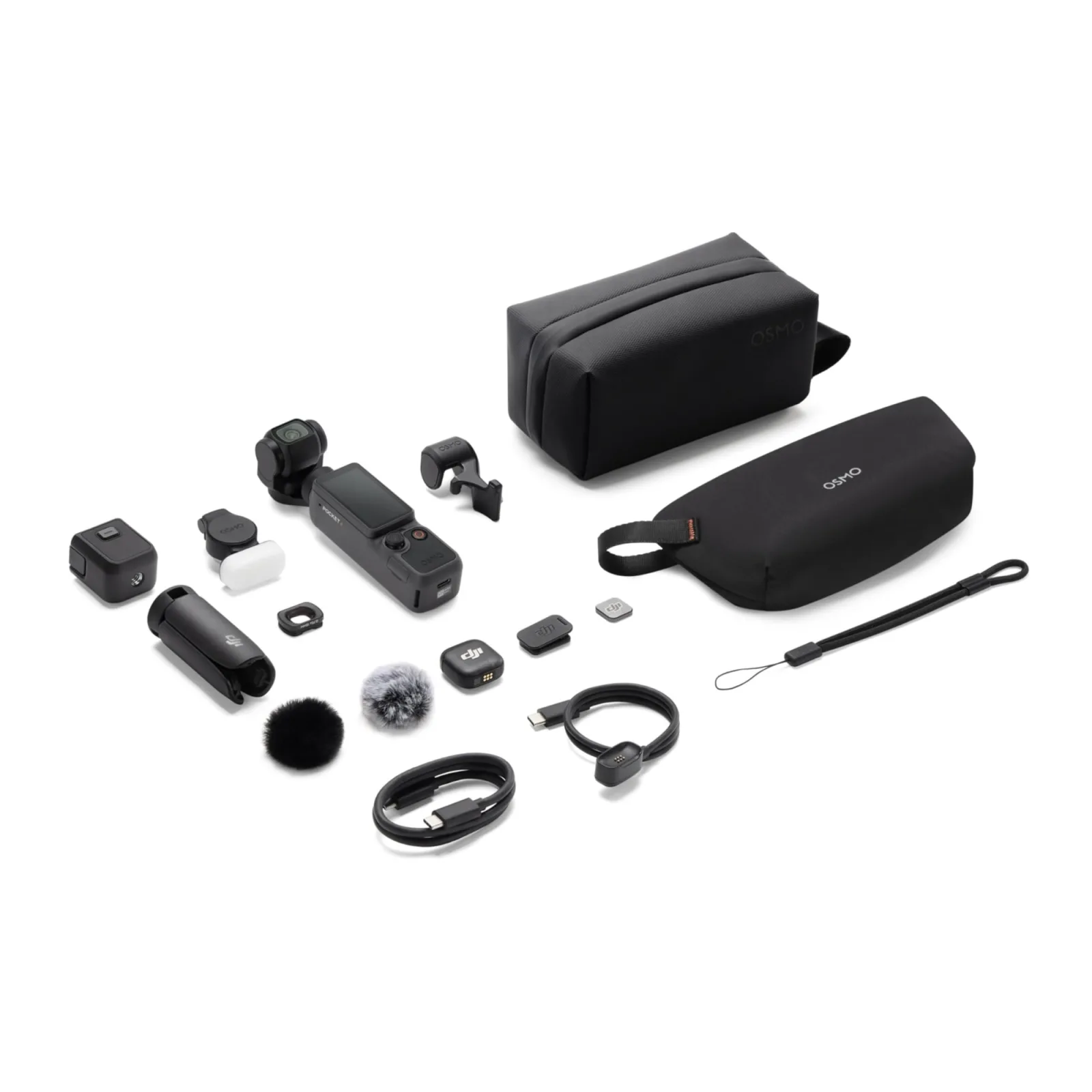 DJI OSMO POCKET 4 PRO VLOG COMBO 4K GIMBAL CAMERA WITH DJI MIC 2