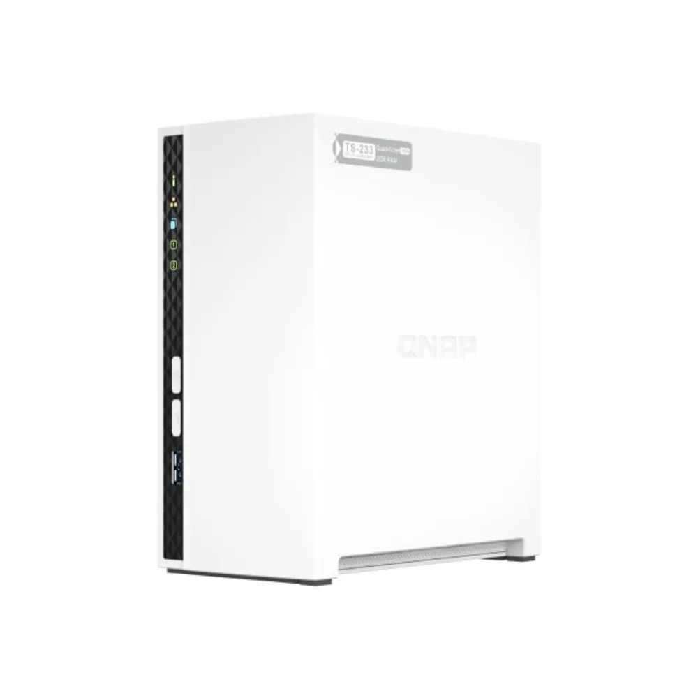 QNAP 3.5 INCH SATA 2-BAY NAS STORAGE ARRAY TS-233