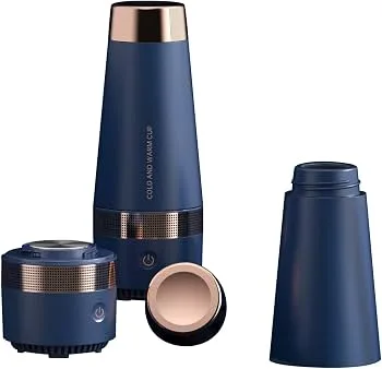 PORTABLE 2IN 1 COLD AND WARM CUP BLUE M3-20B-BL