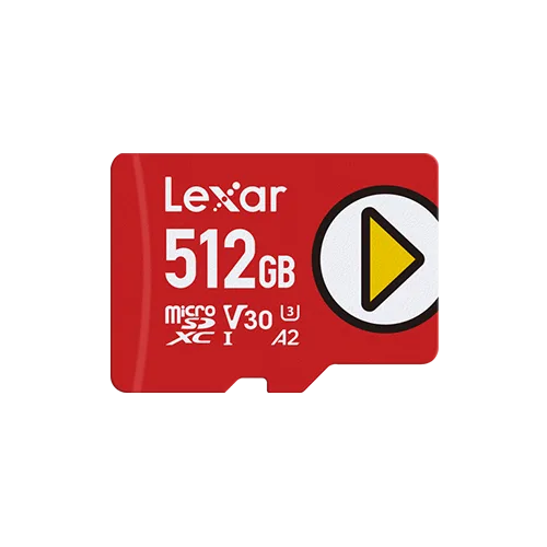 LEXAR PLAY MICROSDXC UHS-I CARD 205MB-S 512GB LMSPLAY512G-BNSNG