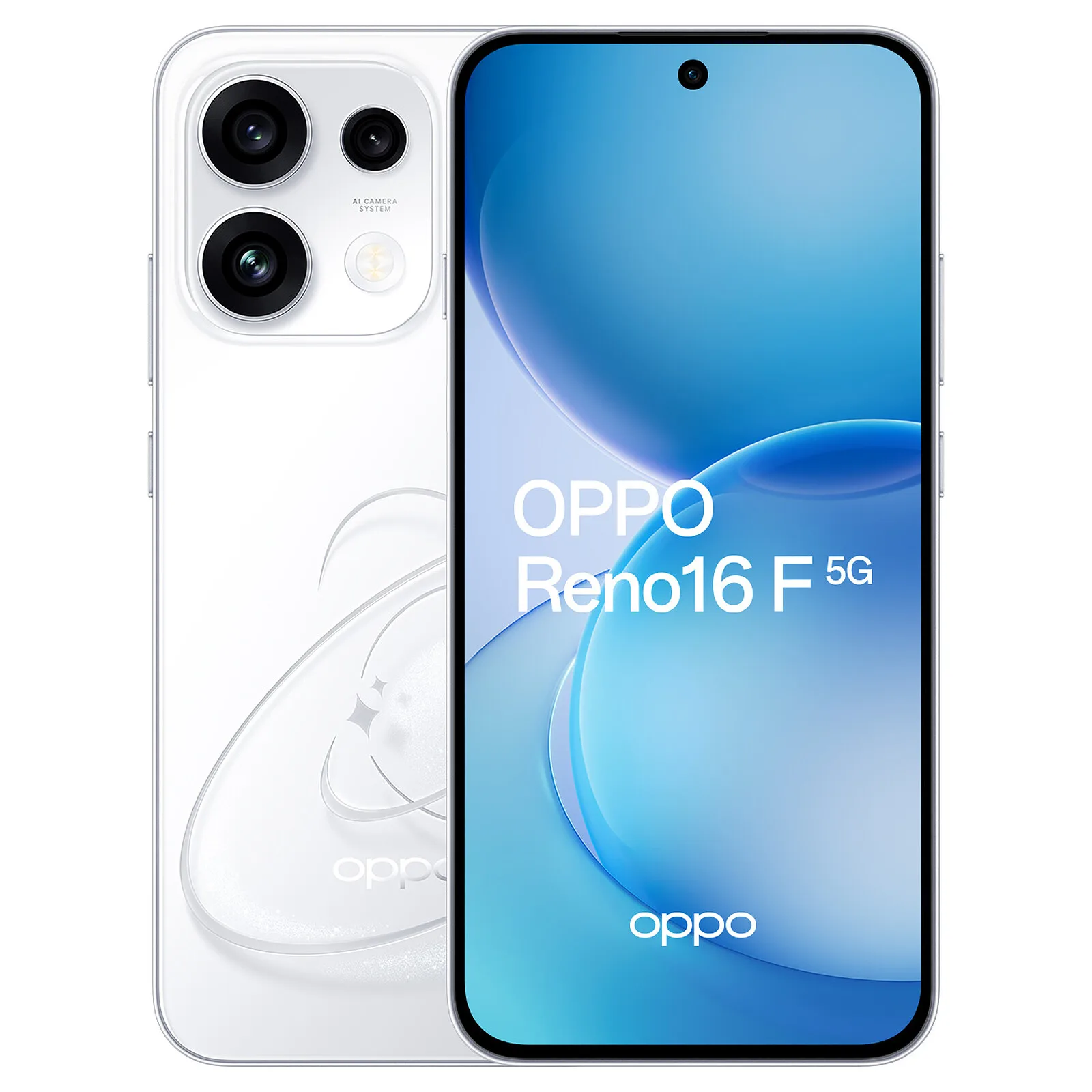OPPO RENO16 F 5G 8GB-256GB POP WHITE WITH FOC OPPO ENCO BUDS3 PRO CPH2859 