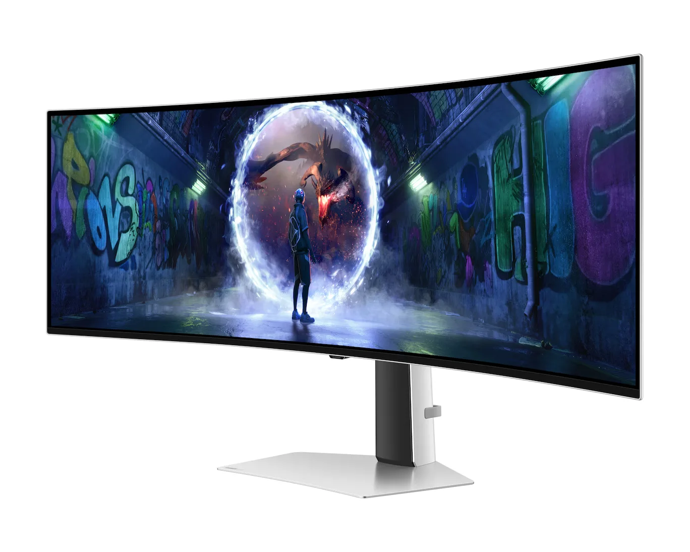 SAMSUNG ODYSSEY G9 G932 GAMING CURVED MONITOR 49 INCH OLED DISPLAY QHD 240HZ WHITE LS49DG932SMXUE thumbnail 12