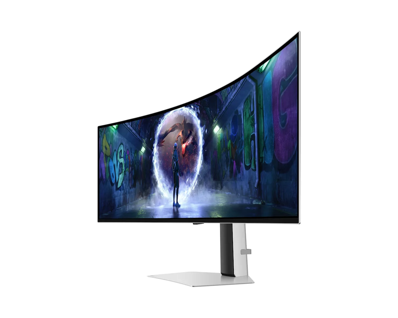 SAMSUNG ODYSSEY G9 G932 GAMING CURVED MONITOR 49 INCH OLED DISPLAY QHD 240HZ WHITE LS49DG932SMXUE thumbnail 11