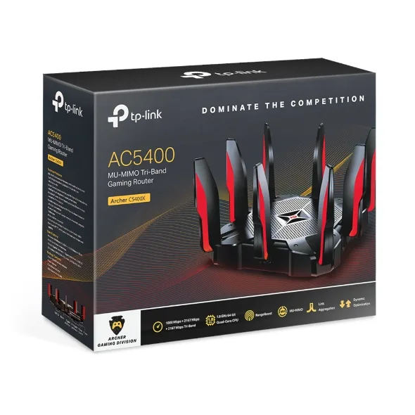 TP-LINK GAMING ROUTER AC5400 ARCHER C5400X thumbnail 3