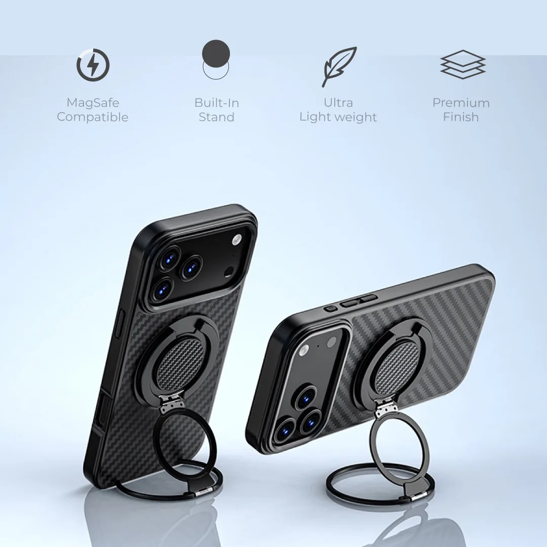 BLUPEBBLE HEXGRIP PREMIUM MAGNETIC PHONE GRIP & STAND BLACK BP-HEXGRIP-BK thumbnail 8