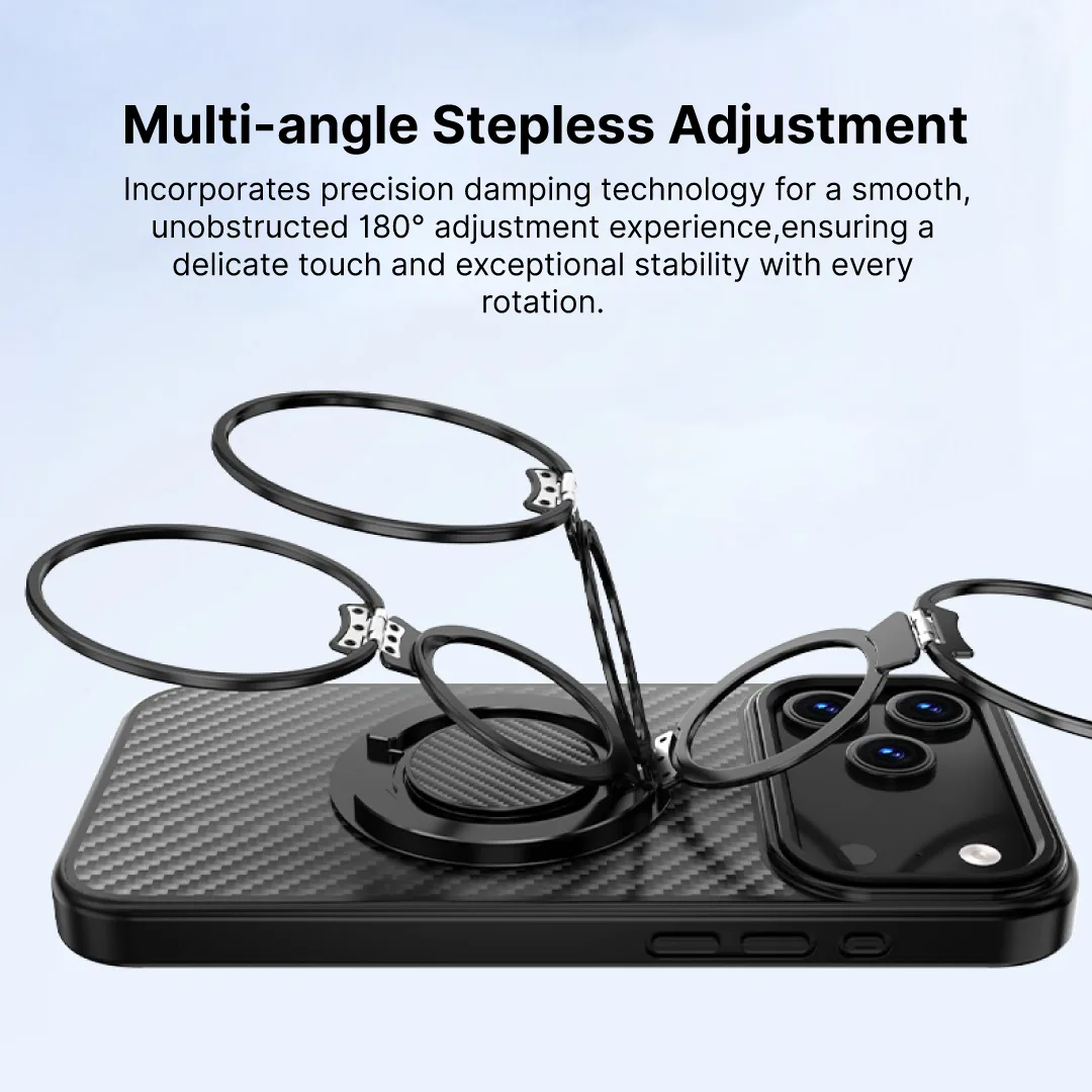 BLUPEBBLE HEXGRIP PREMIUM MAGNETIC PHONE GRIP & STAND BLACK BP-HEXGRIP-BK thumbnail 4