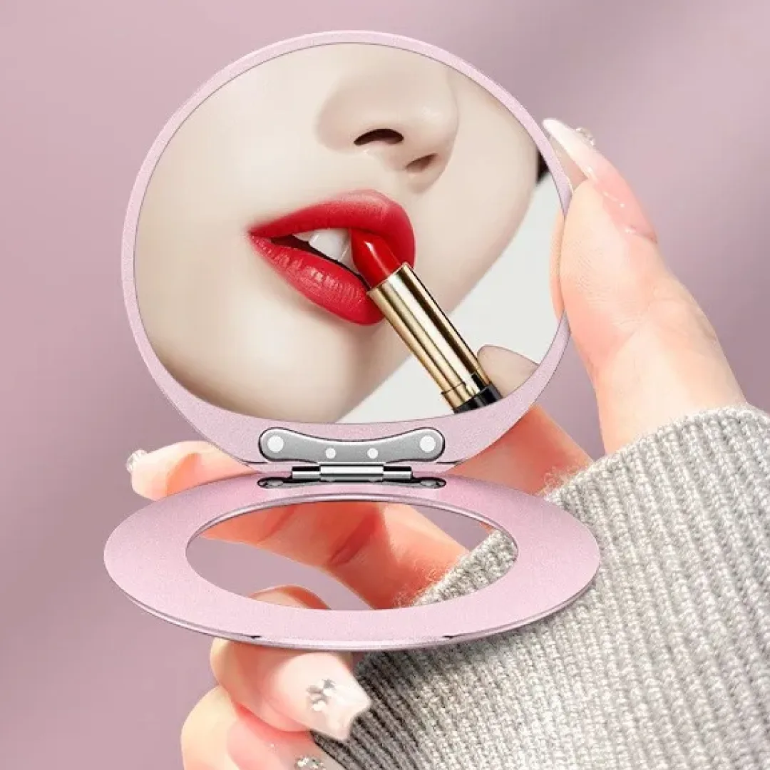 BLUPEBBLE LUNAPOP PREMIUM MAGNETIC PHONE GRIP WITH BUILT IN MIRROR & ADJUSTABLE STAND PINK BP-LUNAPOP-PK thumbnail 5