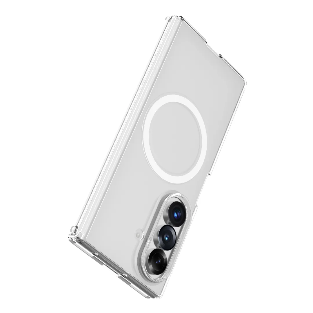 BLUPEBBLE SAMSUNG GALAXY FOLD 8 ULTRA HYBRID MAG CASE CLEAR BP-SMHMFD8U-CL thumbnail 7