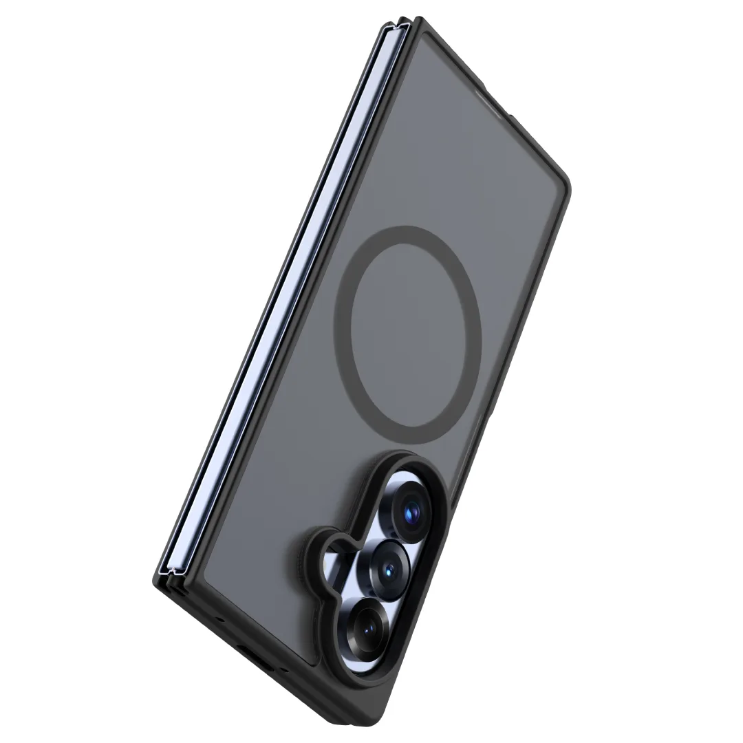 BLUPEBBLE SAMSUNG GALAXY FOLD 8 ULTRA HYBRID MATTE CASE BLACK BP-SMHMTFD8U-BK thumbnail 7