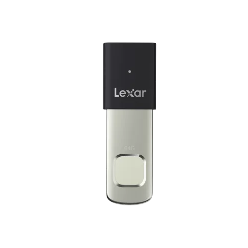 LEXAR JUMPDRIVE FINGER PRINT F35 PRO USB 3.2 GEN 1 300MBS 64GB LJDF35P064G-RNBNG thumbnail 3