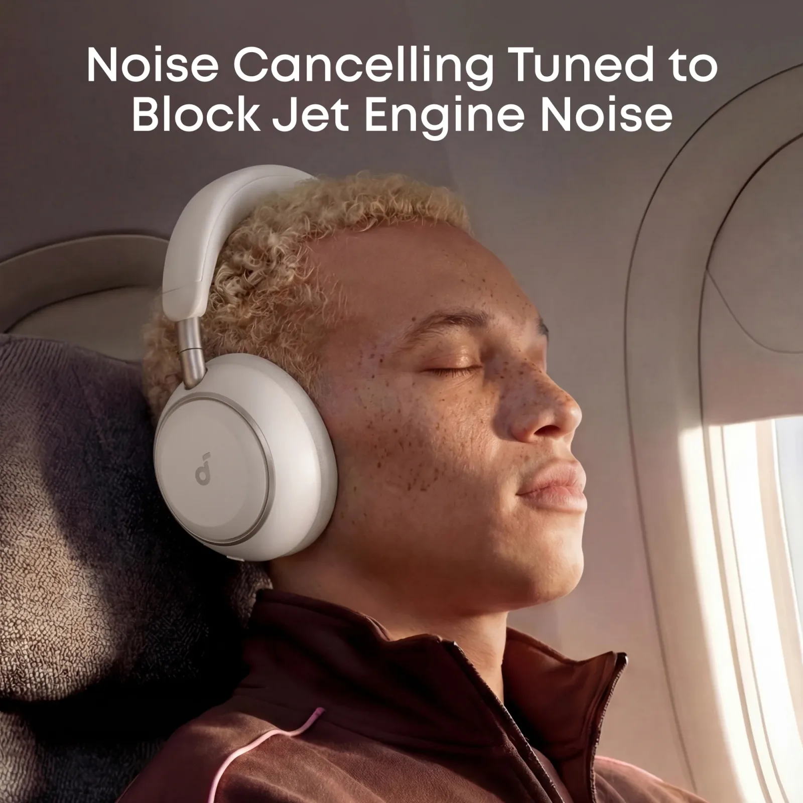 ANKER SOUNDCORE SPACE 2 WIRELESS NOISE CANCELLING OVER EAR HEADPHONES WHITE D1402Z21 thumbnail 6