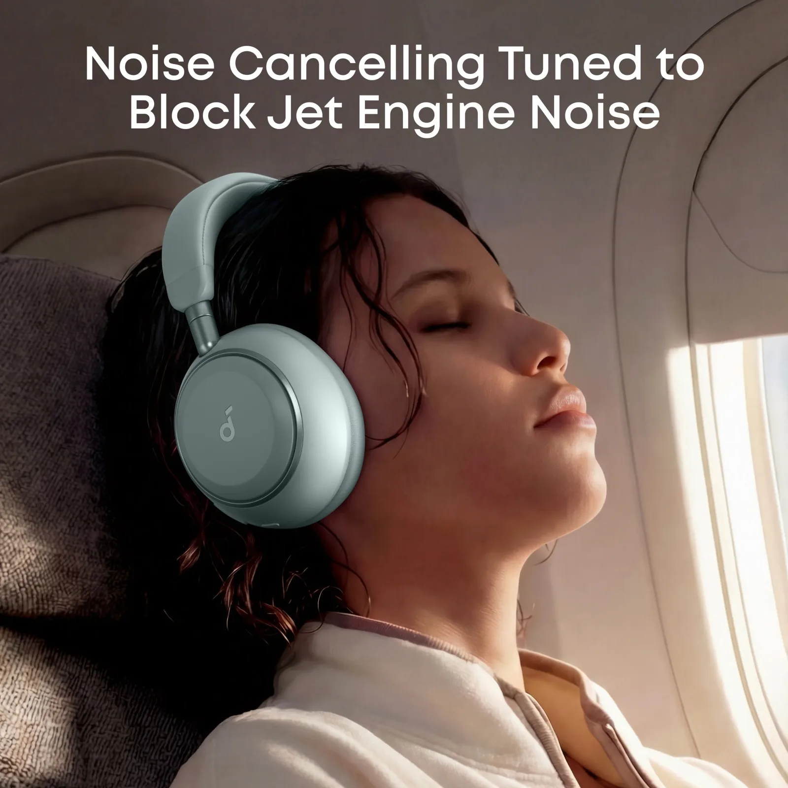 ANKER SOUNDCORE SPACE 2 WIRELESS NOISE CANCELLING OVER EAR HEADPHONES GREEN D1402Z61 thumbnail 6