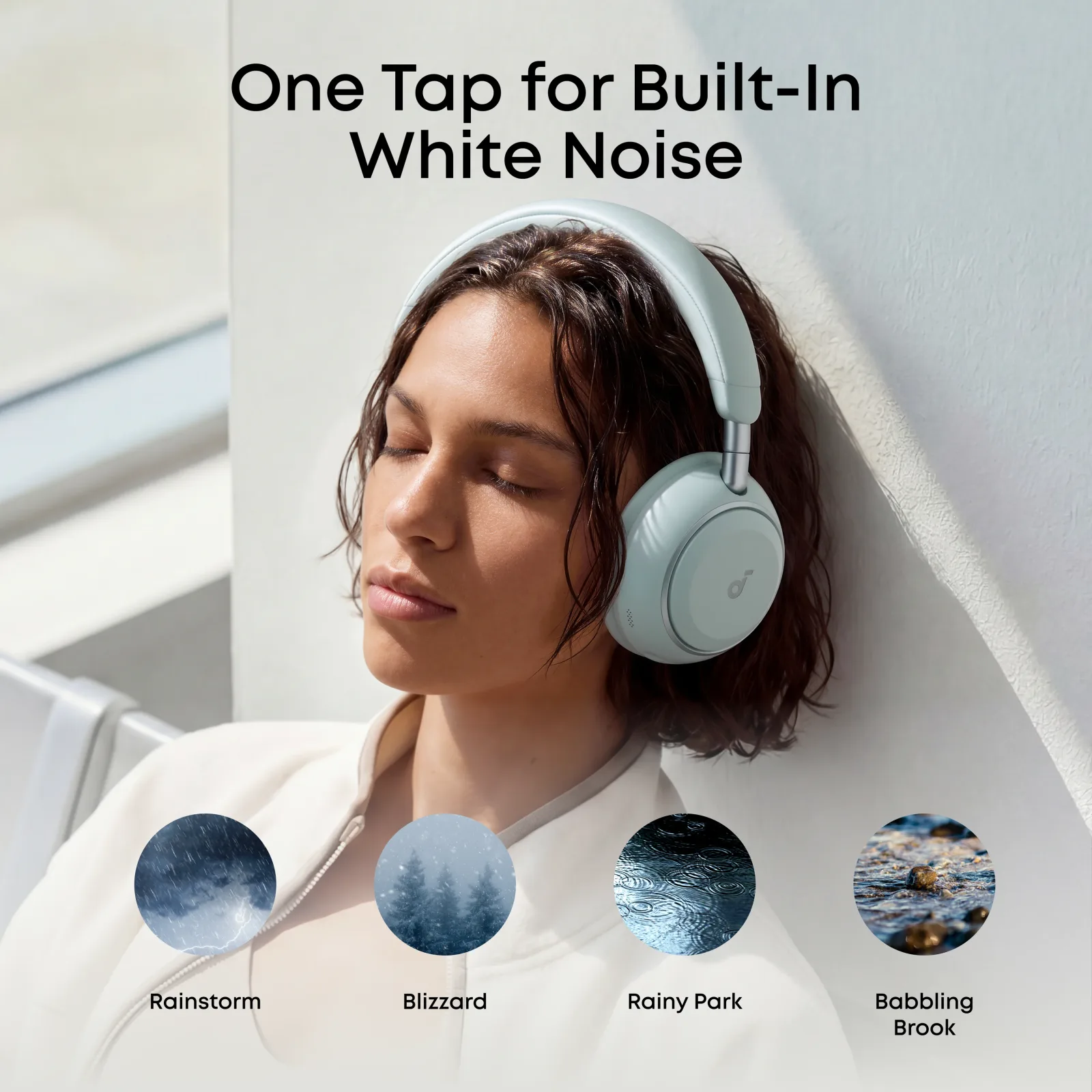 ANKER SOUNDCORE SPACE 2 WIRELESS NOISE CANCELLING OVER EAR HEADPHONES GREEN D1402Z61 thumbnail 7